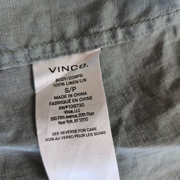 Vince Classic Fit Linen Button Up Shirts Bundle (x2) - Picture 15 of 16